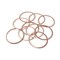 10 Pack - 65mm Stainless Steel 18K Rose Gold PVD Coated Blank Bangle Bracelet